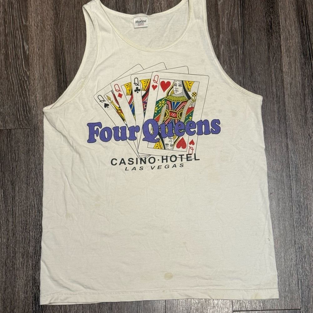 Vintage Las Vegas Four Queens Casino Hotel Tank Top